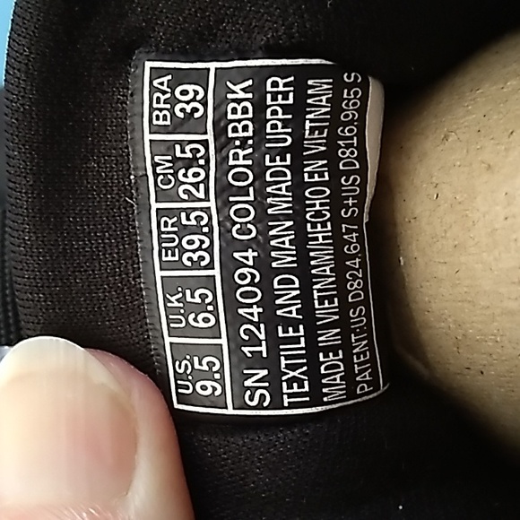 NIB WOMEN'S Skechers Performance orrholite machine washable black shoes size 9.5 - Picture 7 of 10